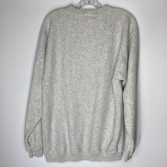 Vintage Up North Trading Company Grey Winter Cabin Crew Sweatshirt Medium - Picture 2 of 5